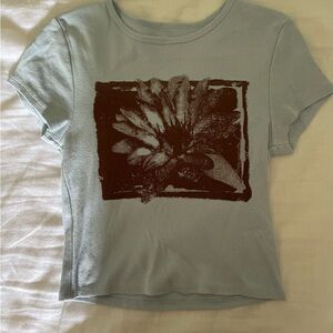 Urban Outfitters Cropped Baby Tee